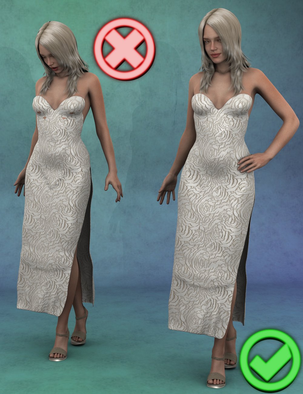 Clothing Smoothers for DAZ Genesis 2 Female(s) by: Sickleyield, 3D Models by Daz 3D