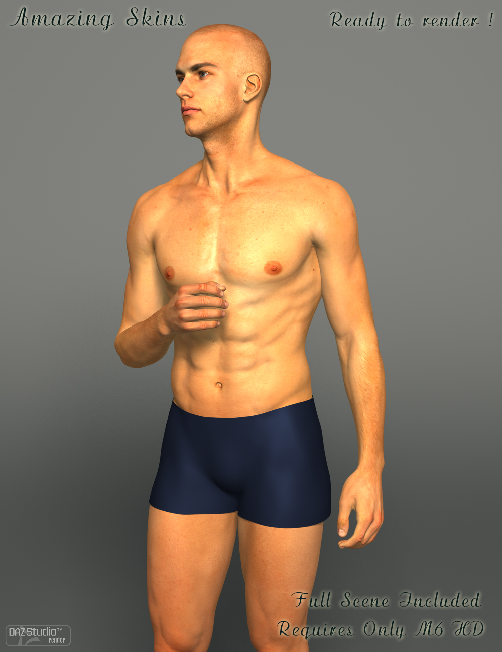 Amazing Skins For Genesis 2 Male(s) by: V3Digitimes, 3D Models by Daz 3D