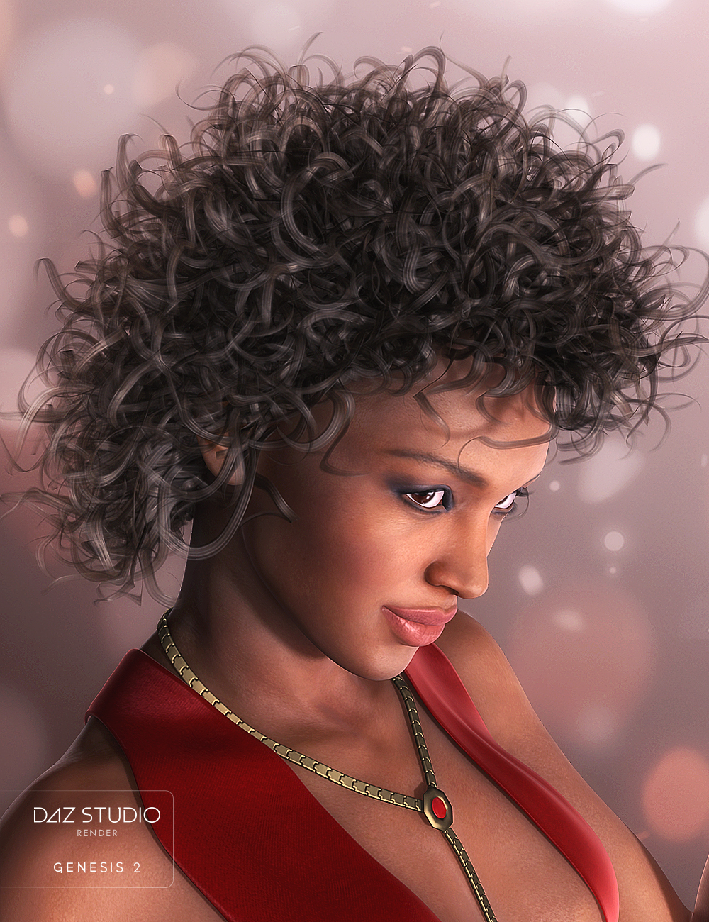 Rikki Hair for Genesis 2 Female(s) by: Nikisatez, 3D Models by Daz 3D