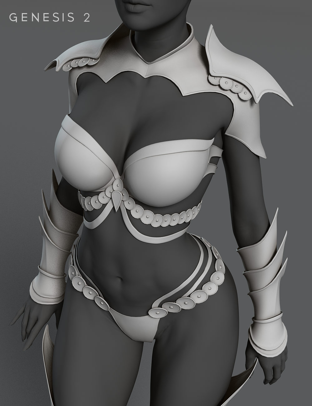 War Lady Genesis 2 Female(s) by: 4blueyes, 3D Models by Daz 3D
