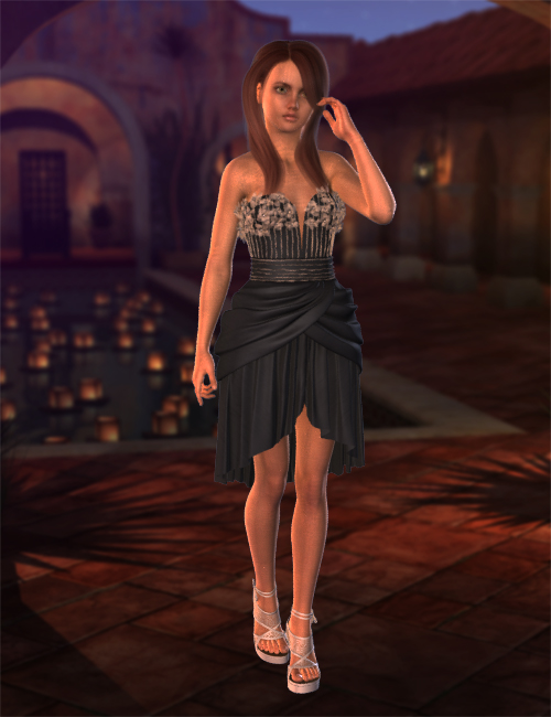 Hailey Dress for Genesis 2 Female(s) | Daz 3D