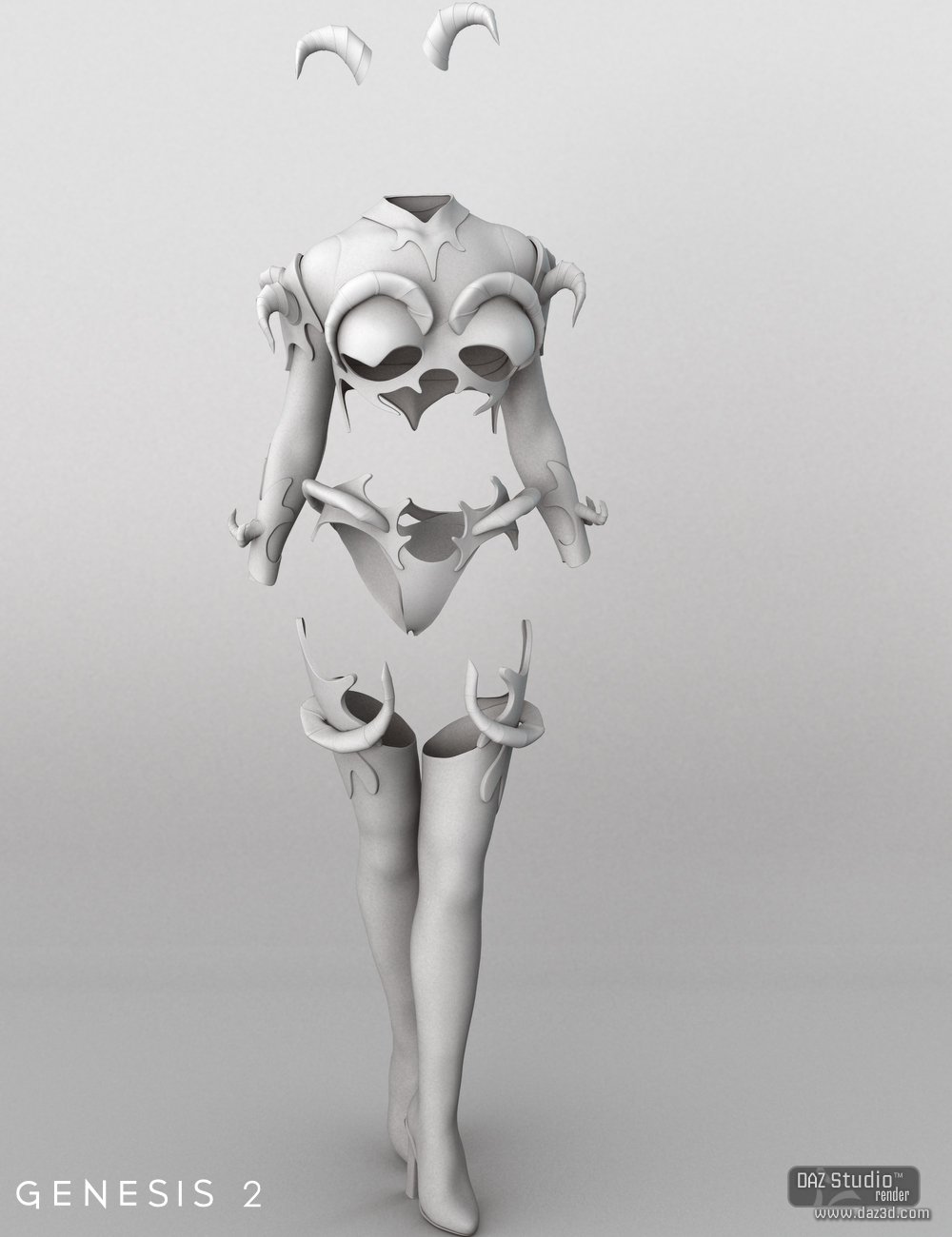 Draak Outfit for Genesis 2 Female(s) Draak Outfit for Genesis 2 Female(s) by: Nikisatez, 3D Models by Daz 3D