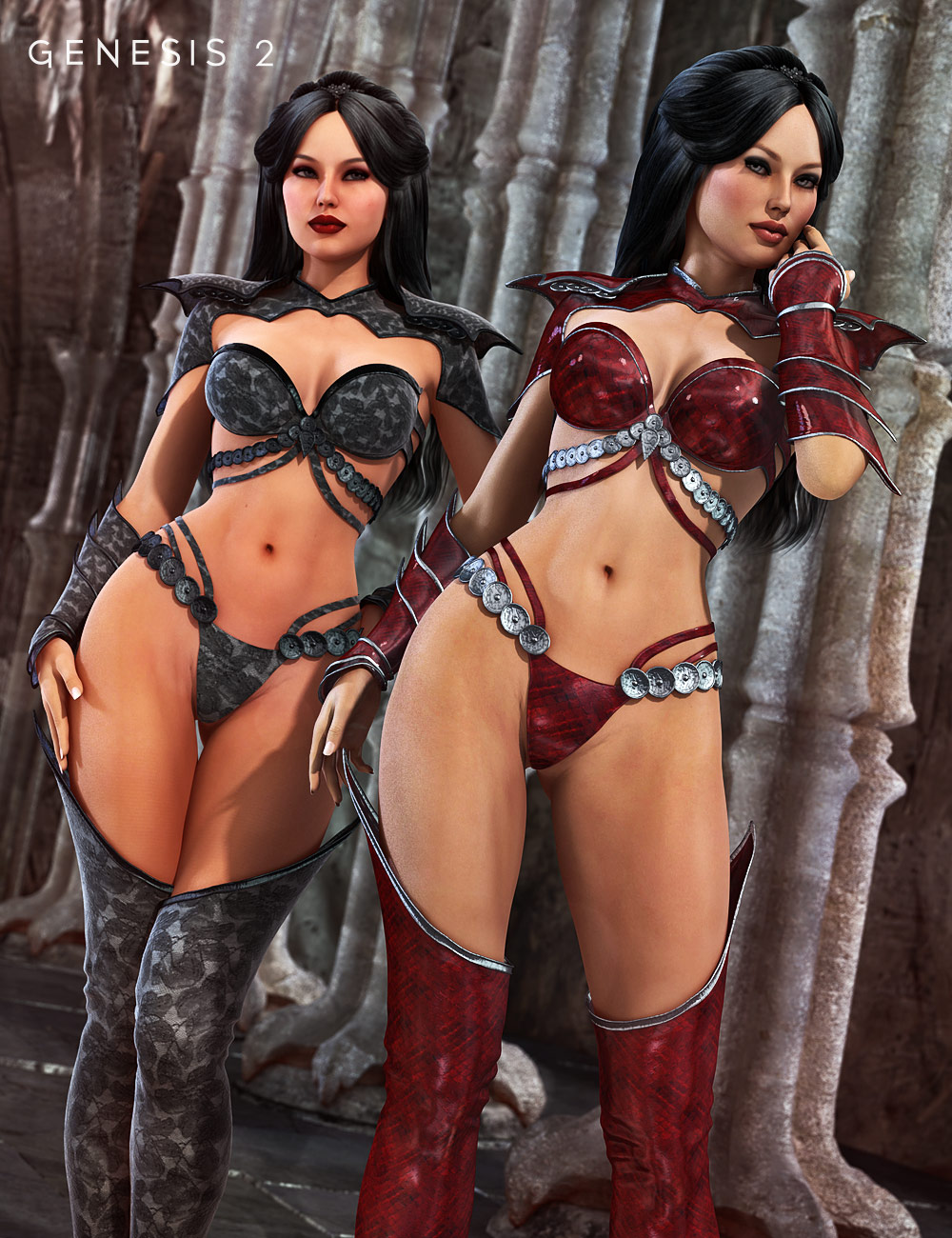 Battle Bringer for War Lady by: bucketload3d, 3D Models by Daz 3D