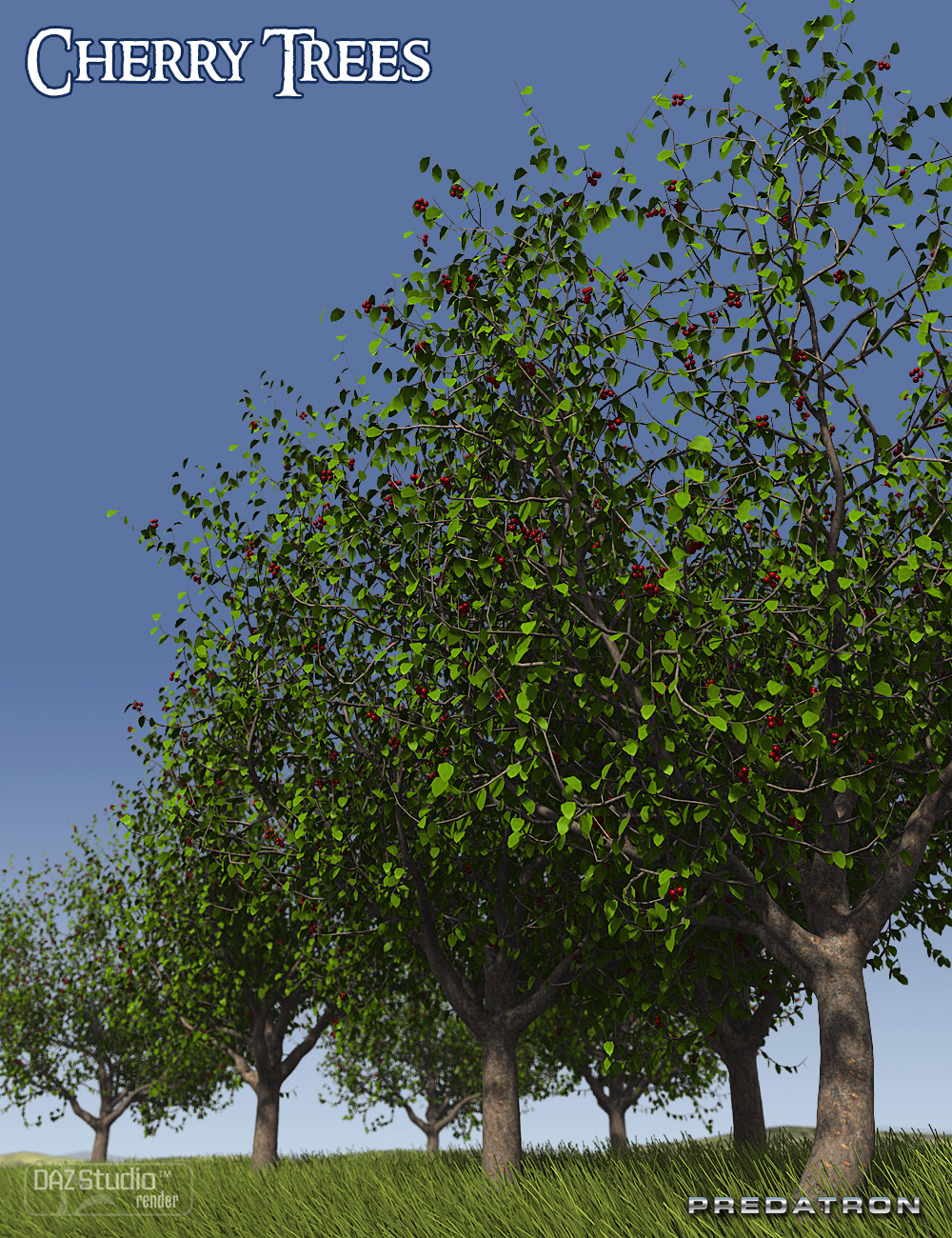 Predatron Cherry Trees by: Predatron, 3D Models by Daz 3D