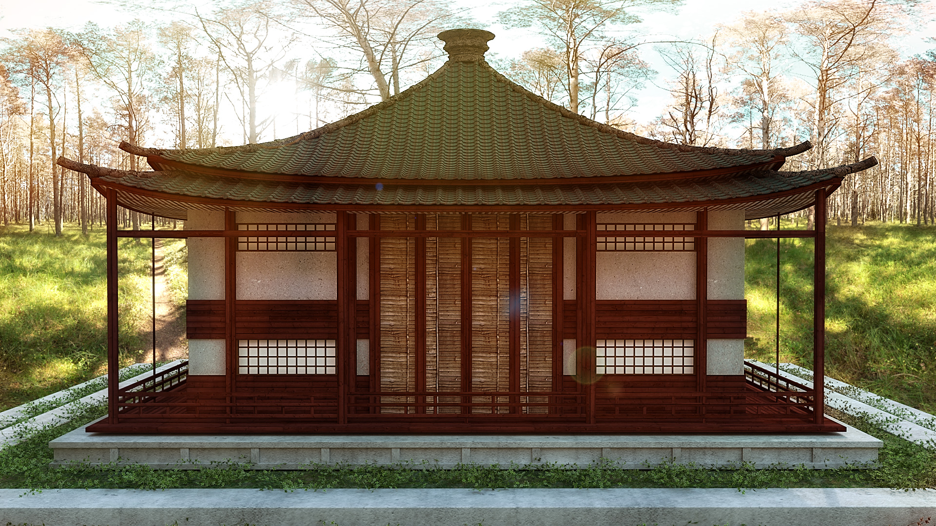Martial Arts Dojo Martial Arts Dojo by: , 3D Models by Daz 3D