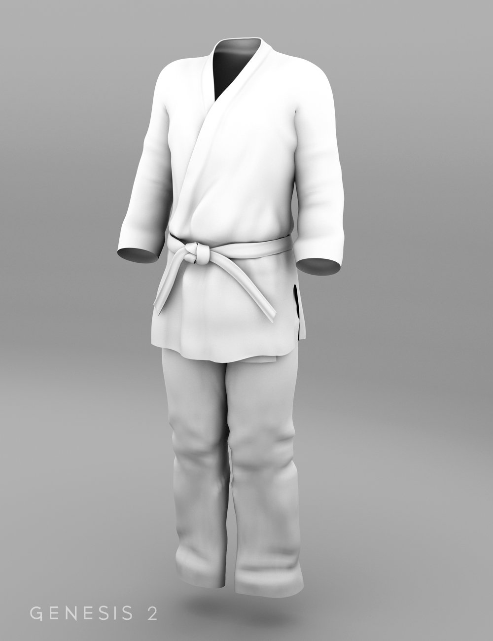 Karate Gi for Genesis 2 Male(s) by: DemonicaEvilius, 3D Models by Daz 3D