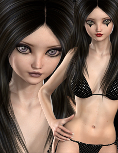 Gothic Doll for Aiko 6 Gothic Doll for Aiko 6 by: Raiya, 3D Models by Daz 3D