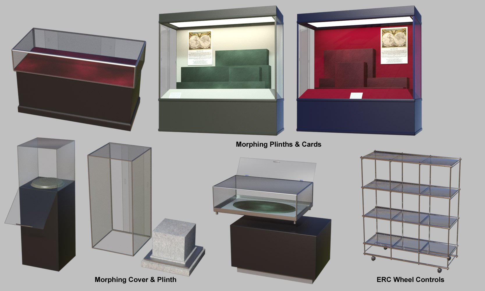 Everyday Display Cases Daz 3D