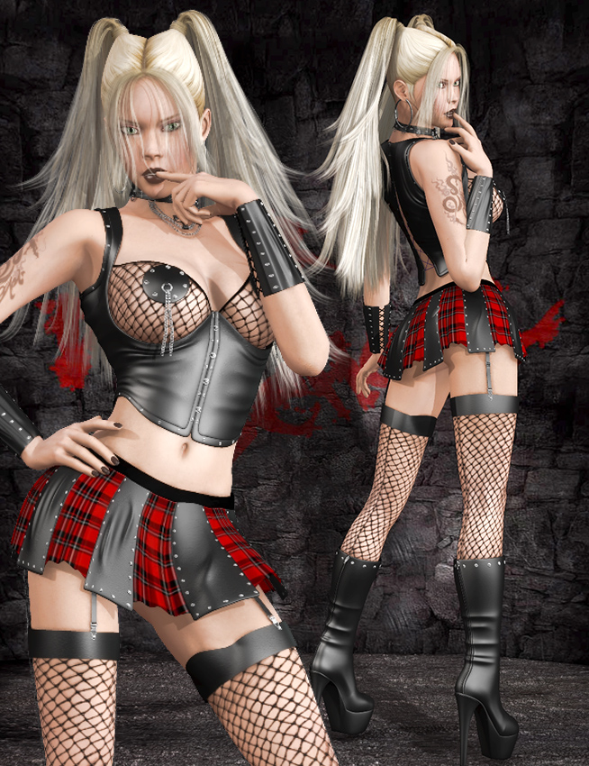 After School for Genesis 2 Female(s) and V4 by: Pretty3D, 3D Models by Daz 3D