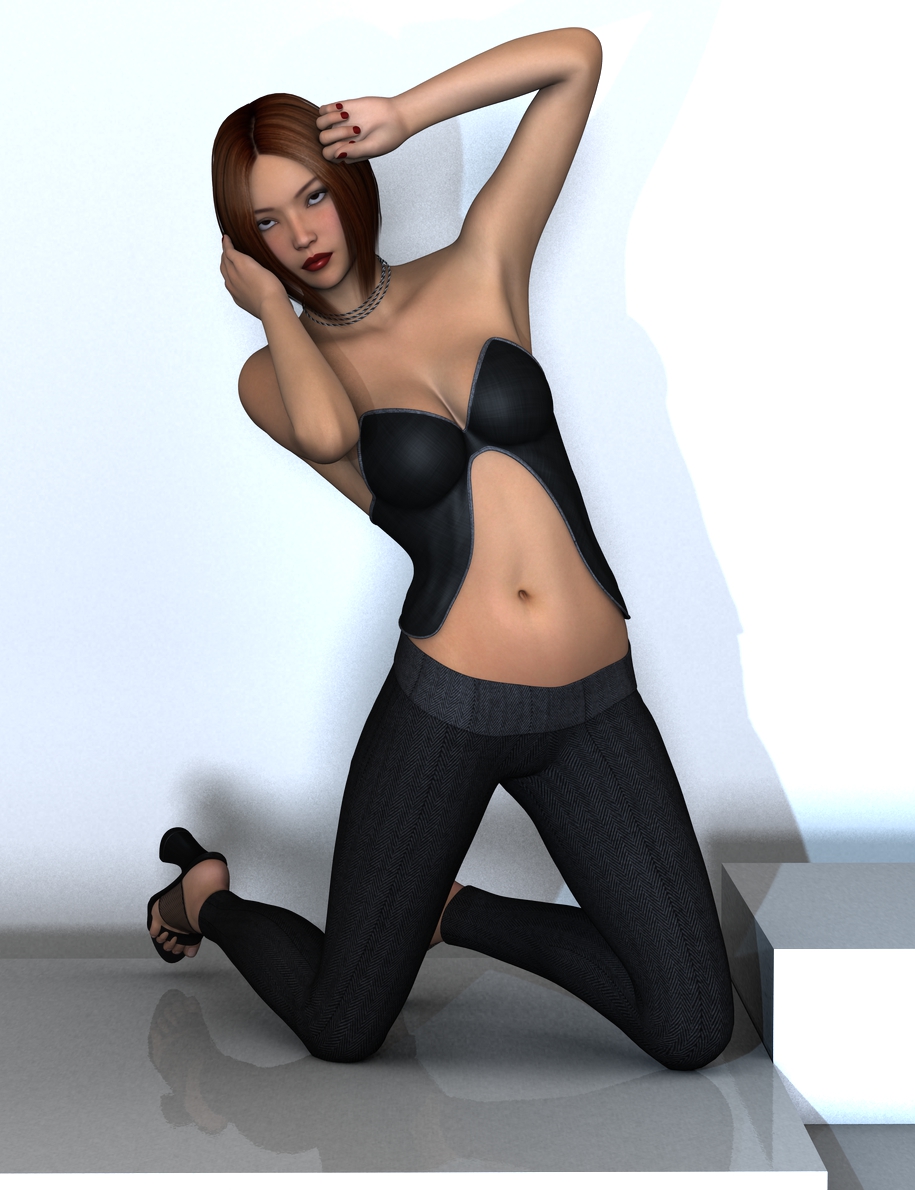 Imagine This: Leggings and Top by: PandyGirl, 3D Models by Daz 3D