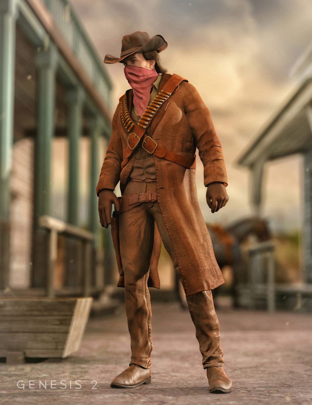 Western Outlaw for Genesis 2 Male(s) Western Outlaw for Genesis 2 Male(s) by: Yura, 3D Models by Daz 3D