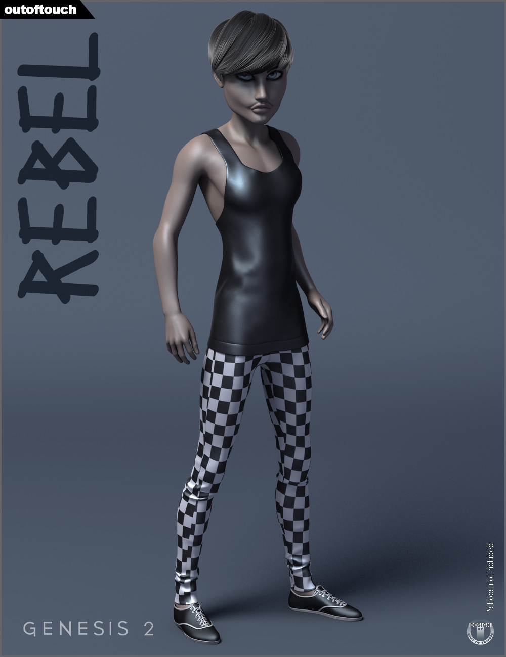Rebel Outfit for Genesis 2 Male(s) by: outoftouch, 3D Models by Daz 3D