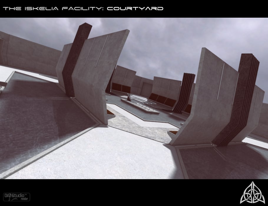 The Iskelia Facility Courtyard The Iskelia Facility Courtyard by: FWDesignForbiddenWhispers, 3D Models by Daz 3D