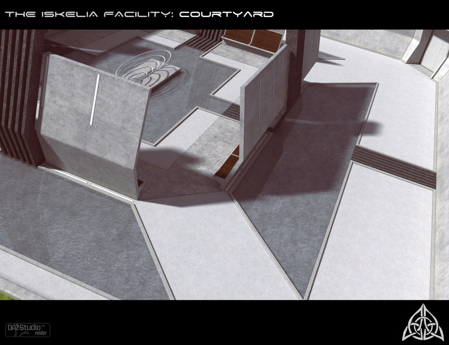 The Iskelia Facility Courtyard The Iskelia Facility Courtyard by: FWDesignForbiddenWhispers, 3D Models by Daz 3D