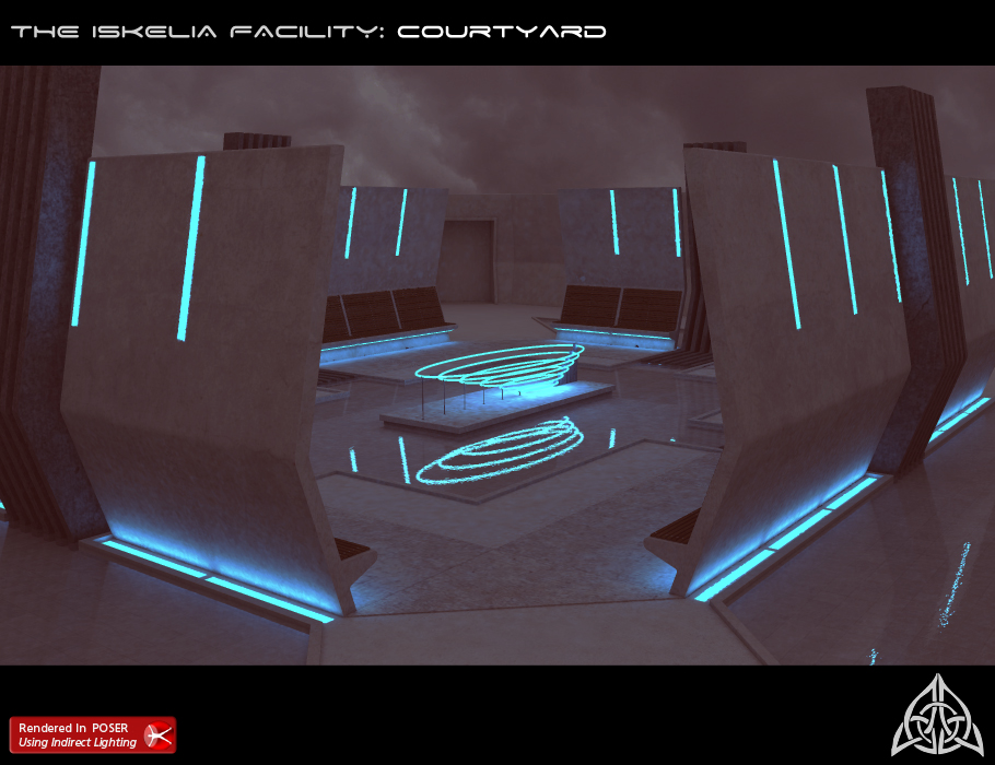 The Iskelia Facility Courtyard The Iskelia Facility Courtyard by: FWDesignForbiddenWhispers, 3D Models by Daz 3D