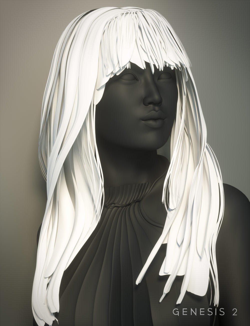 Choko Hair for Genesis 2 Female(s) by: goldtassel, 3D Models by Daz 3D