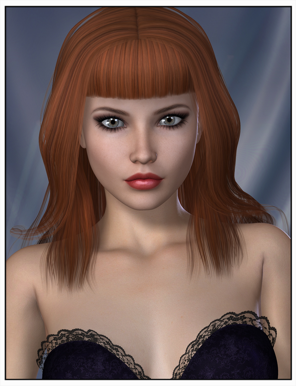 Angie Hair for Genesis 2 Female(s) and Victoria 4 by: SWAM, 3D Models by Daz 3D