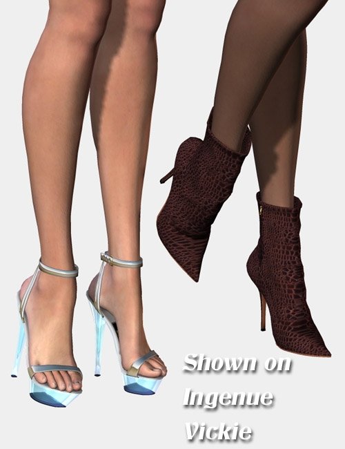 Victoria Night Life Shoe Pack | Daz 3D