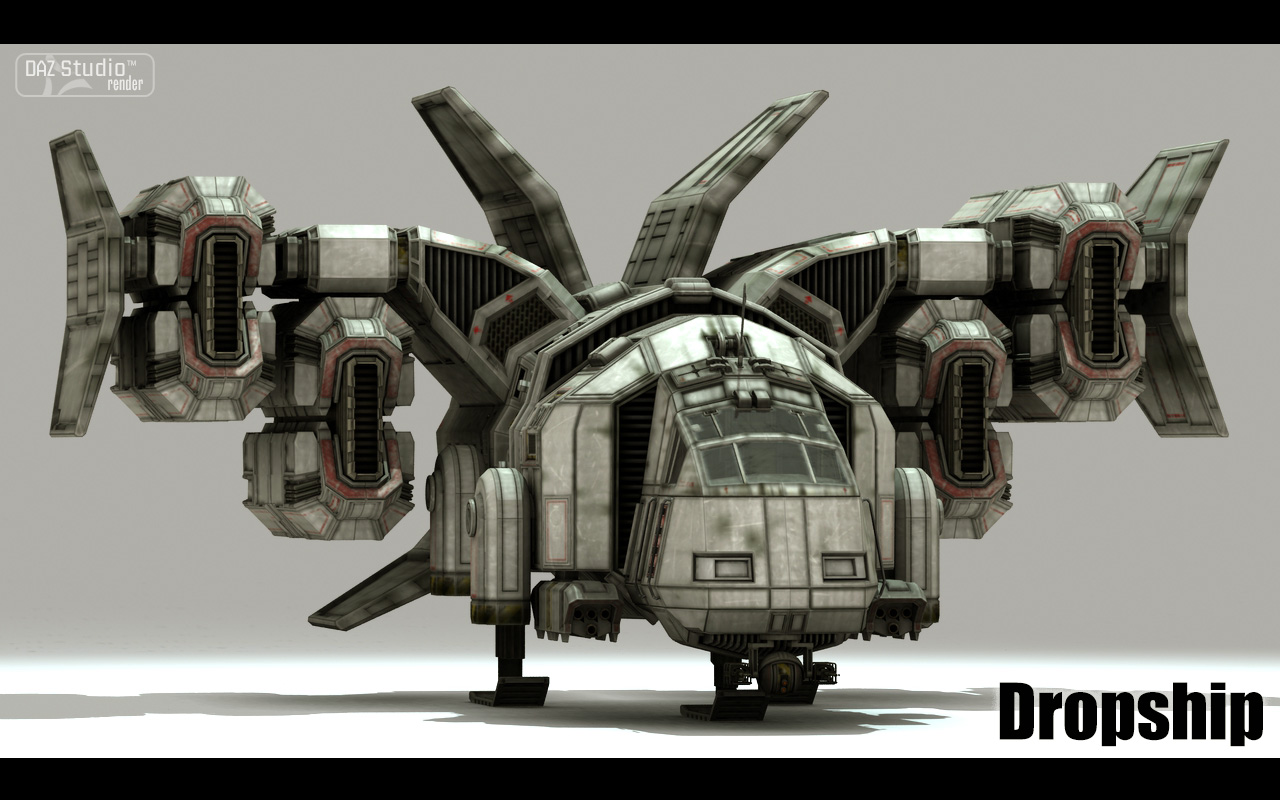 Dropship Dropship by: The DigiVault, 3D Models by Daz 3D