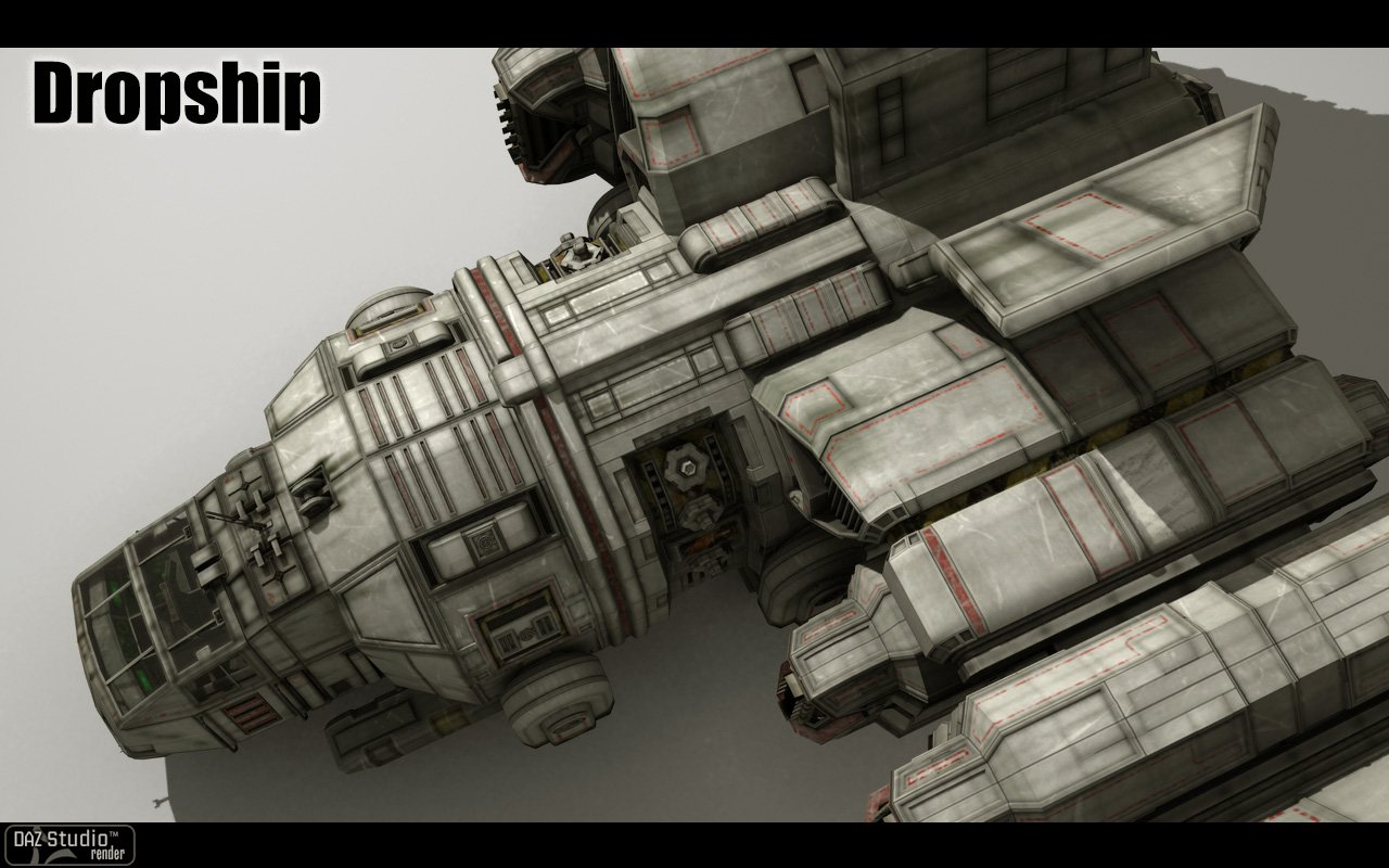 Dropship by: The DigiVault, 3D Models by Daz 3D