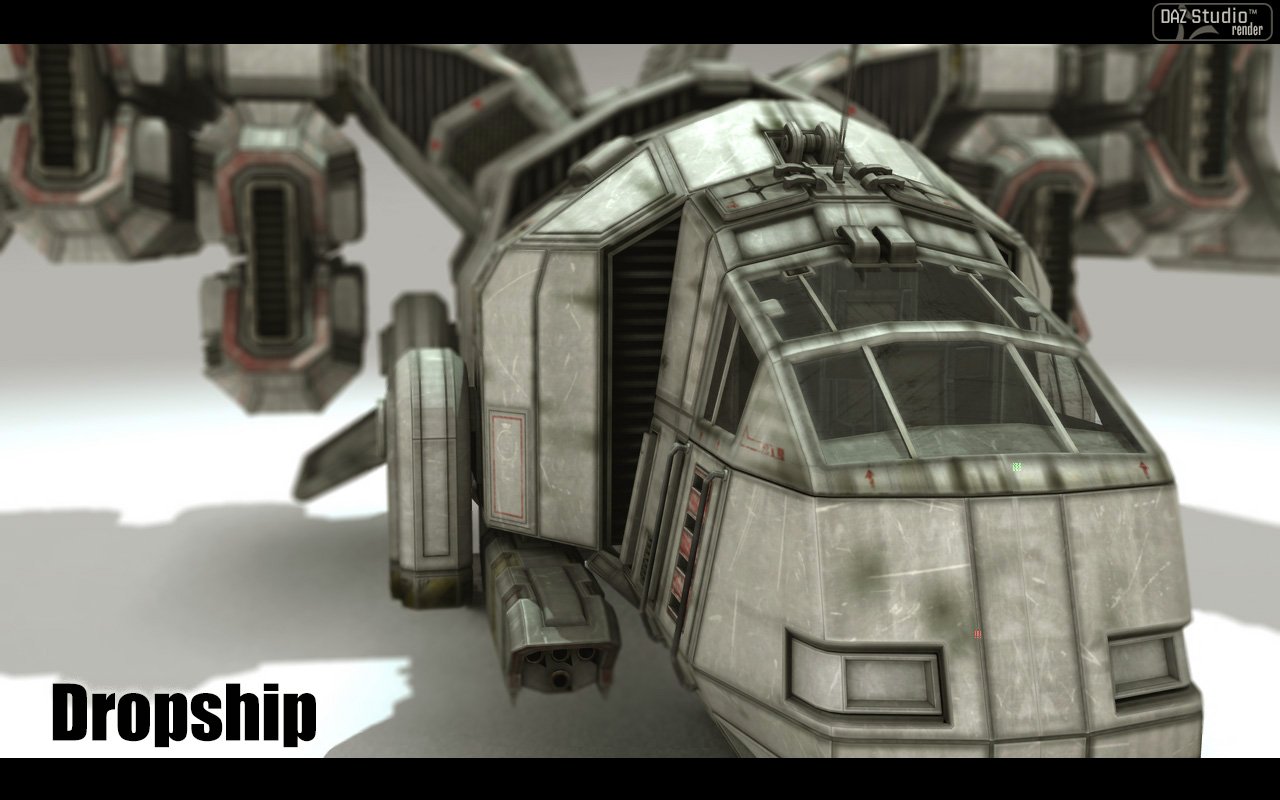 Dropship by: The DigiVault, 3D Models by Daz 3D