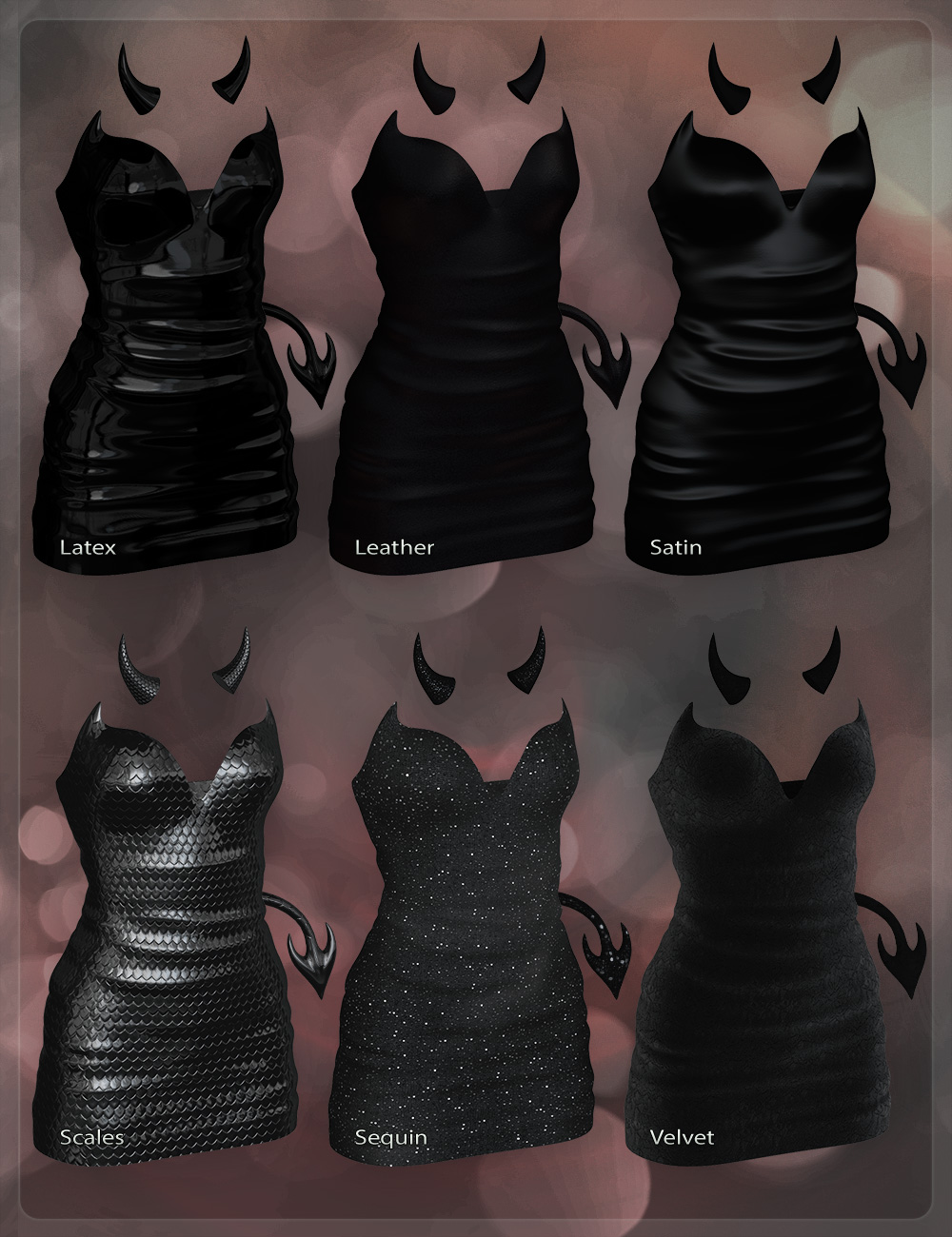 Evalle Outfit by: DemonicaEviliusJessaii, 3D Models by Daz 3D