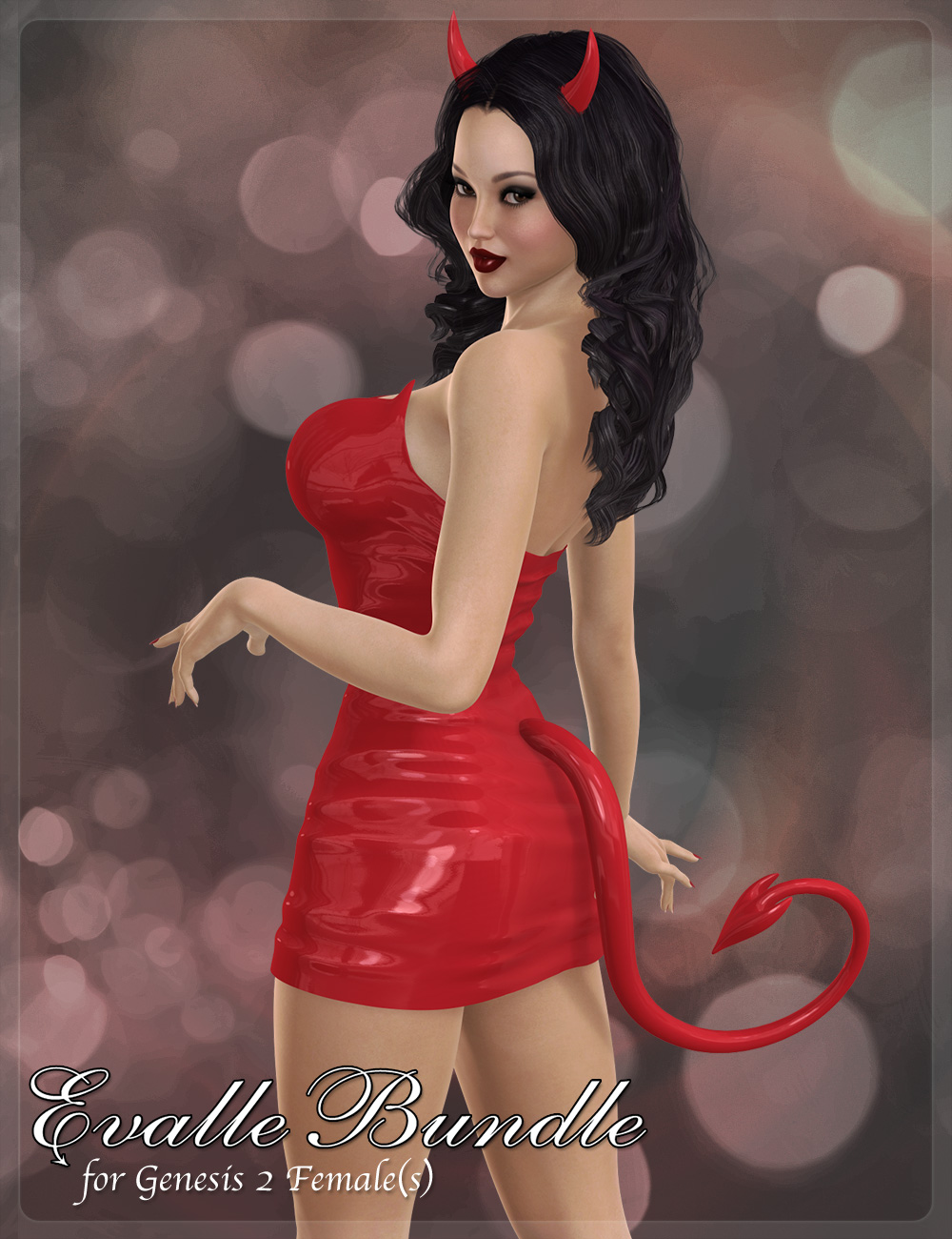 Evalle Bundle by: JessaiiDemonicaEvilius, 3D Models by Daz 3D