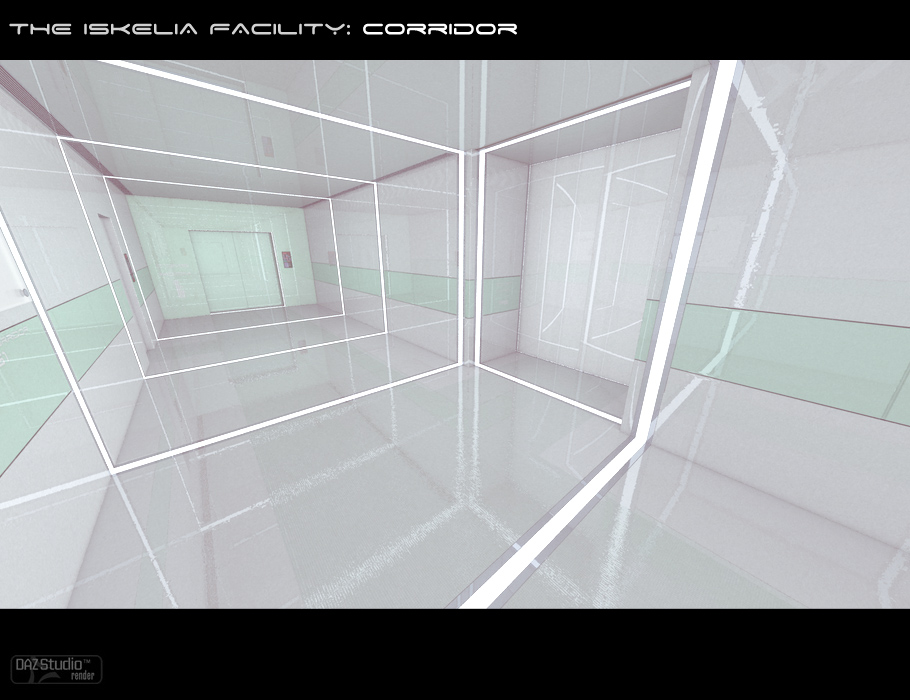 The Iskelia Facility Corridor by: ForbiddenWhispersFWDesign, 3D Models by Daz 3D