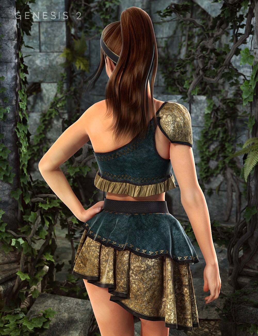 Druidic Princess Outfit for Genesis 2 Female(s) Druidic Princess Outfit for Genesis 2 Female(s) by: Barbara BrundonSarsa, 3D Models by Daz 3D