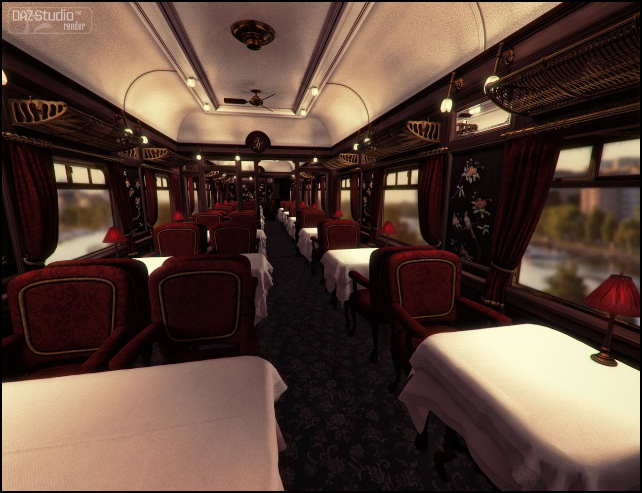 Dine on the Orient Dine on the Orient by: Jack Tomalin, 3D Models by Daz 3D