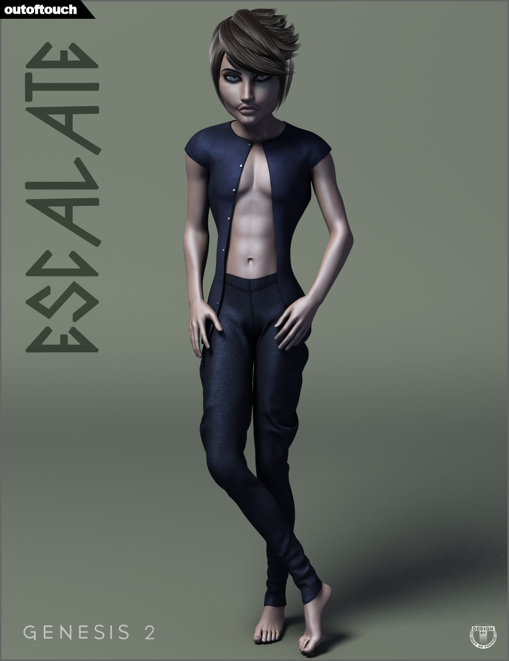 Escalate Outfit for Genesis 2 Male(s) by: outoftouch, 3D Models by Daz 3D