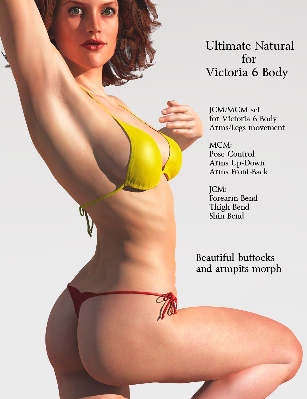Ultimate Natural for Victoria 6 Body by: K.H. Image Studio, 3D Models by Daz 3D