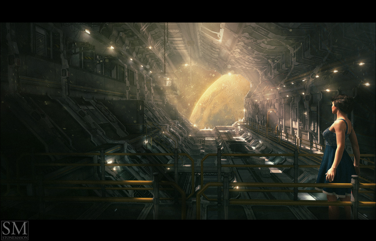 Sci Fi Hangar | Daz 3D