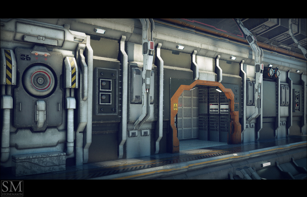 Sci Fi Hangar | Daz 3D
