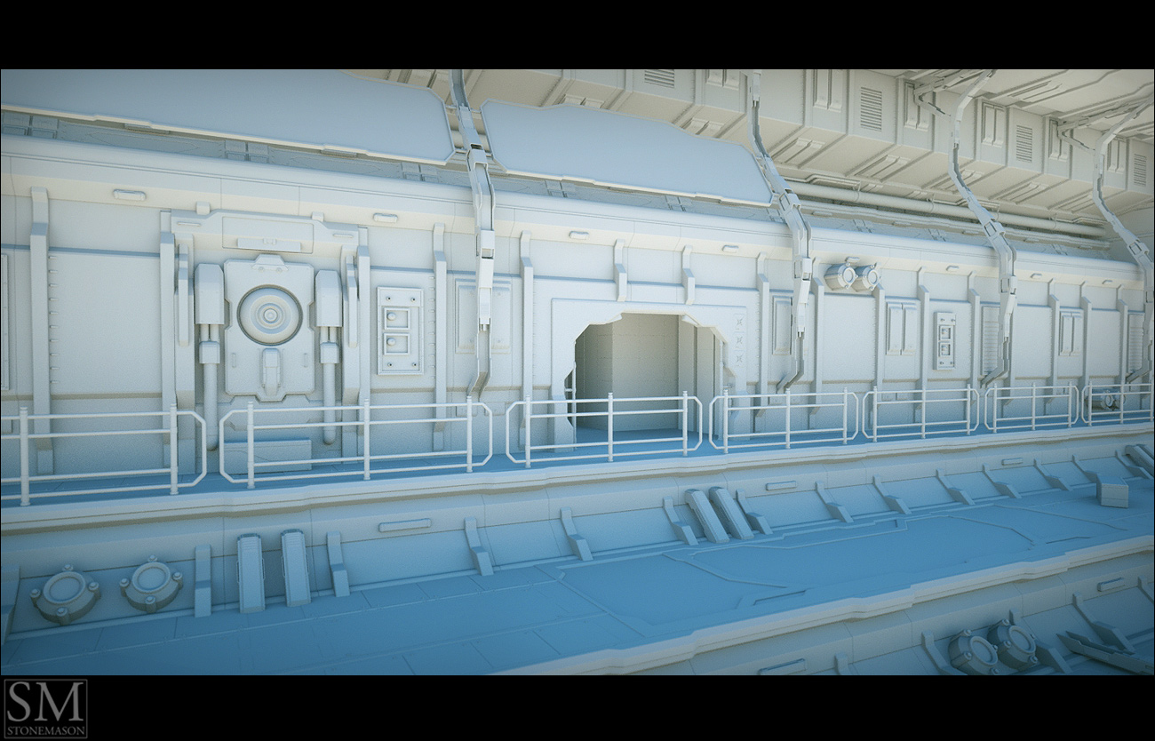 Sci Fi Hangar | Daz 3D