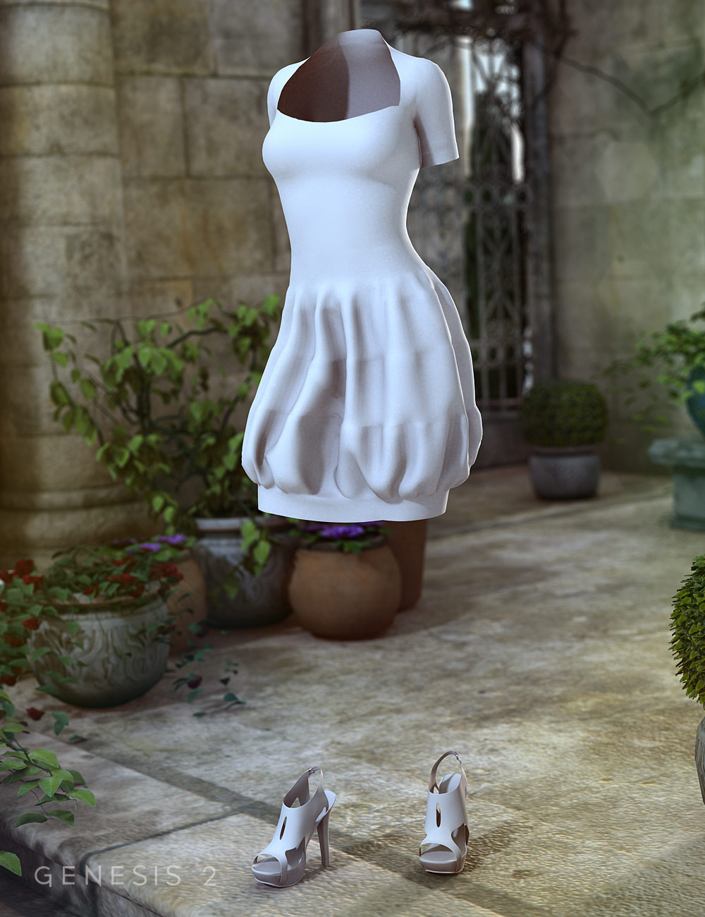 Grenadine Dress for Genesis 2 Female(s) Grenadine Dress for Genesis 2 Female(s) by: Barbara BrundonSarsa, 3D Models by Daz 3D