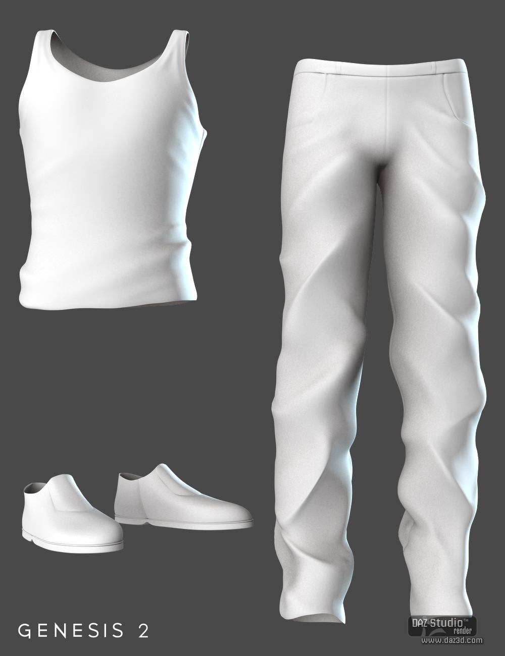 Street Outfit for Genesis 2 Male(s) by: Nikisatez, 3D Models by Daz 3D