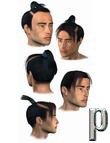 M3 Samurai Hair by: Lourdes, 3D Models by Daz 3D