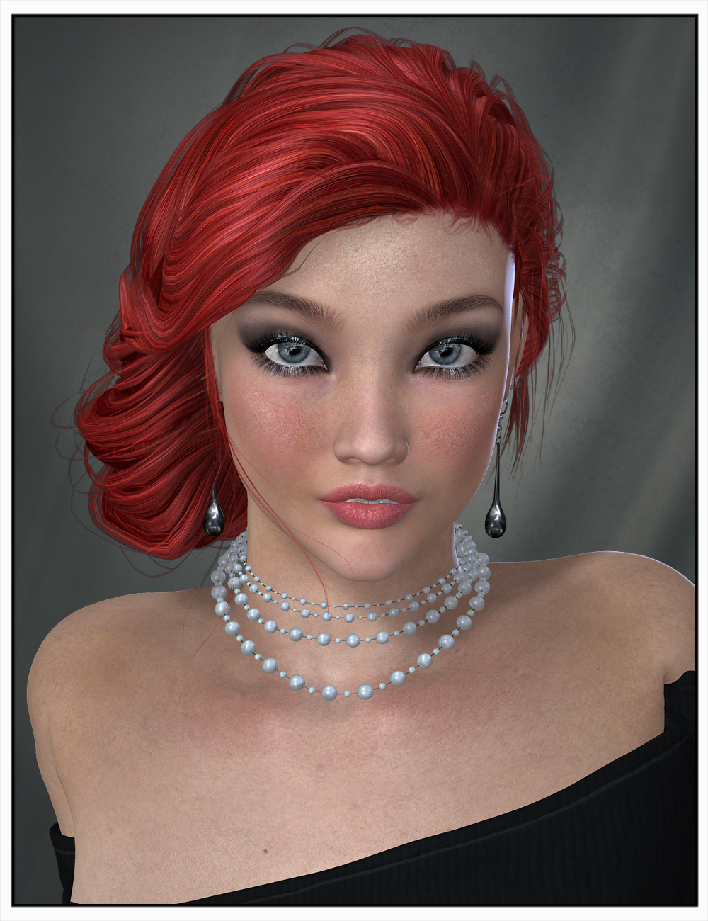 Baroness Hair Colors by: SWAM, 3D Models by Daz 3D