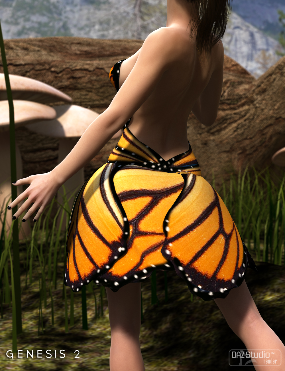 Ulysses Dress for Genesis 2 Female(s) by: Nikisatez, 3D Models by Daz 3D