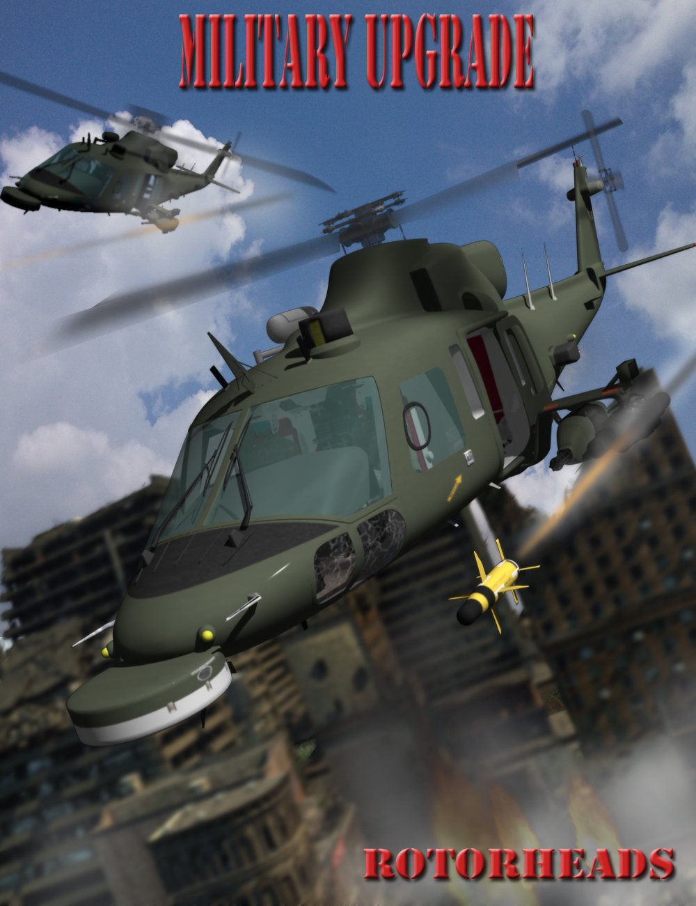 RotorHeads Military Upgrade by: DarkMatter, 3D Models by Daz 3D