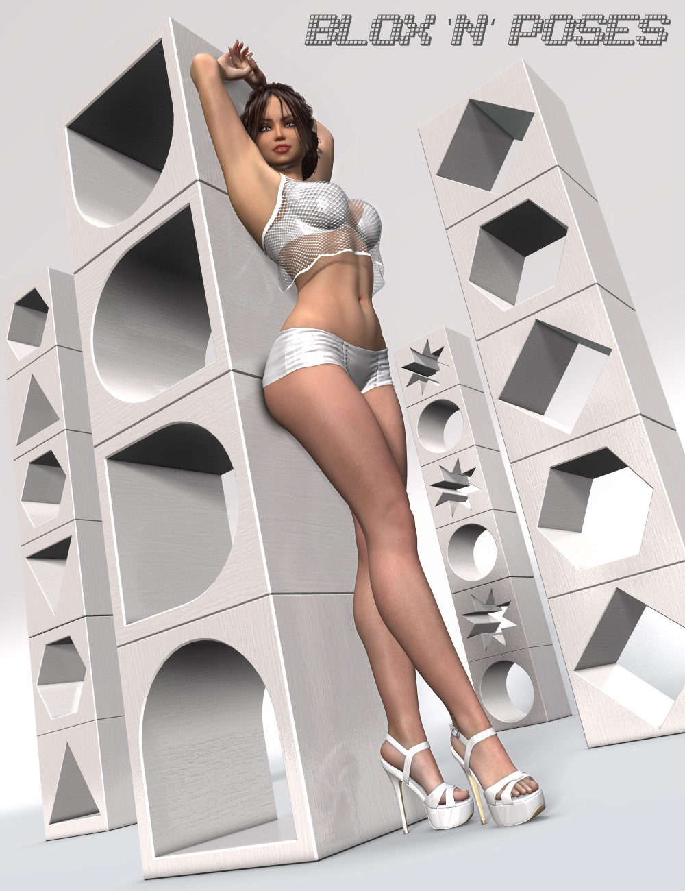 DM's Blox 'n Poses by: Daniemarforno, 3D Models by Daz 3D