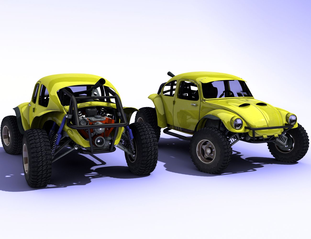 Baja Bug by: DzFire, 3D Models by Daz 3D