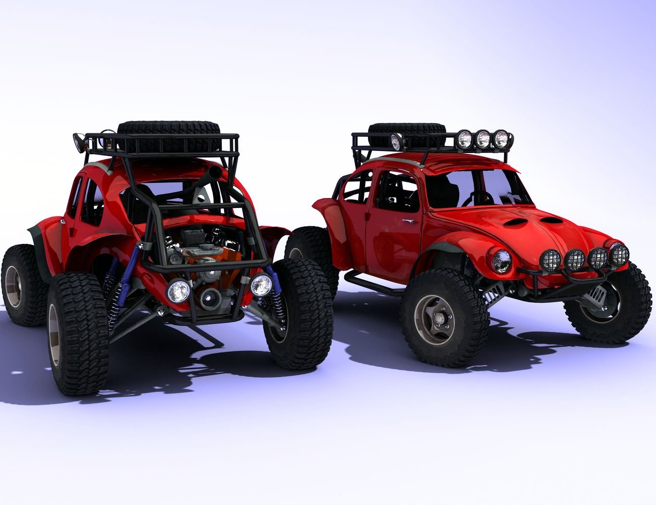 Baja Bug by: DzFire, 3D Models by Daz 3D