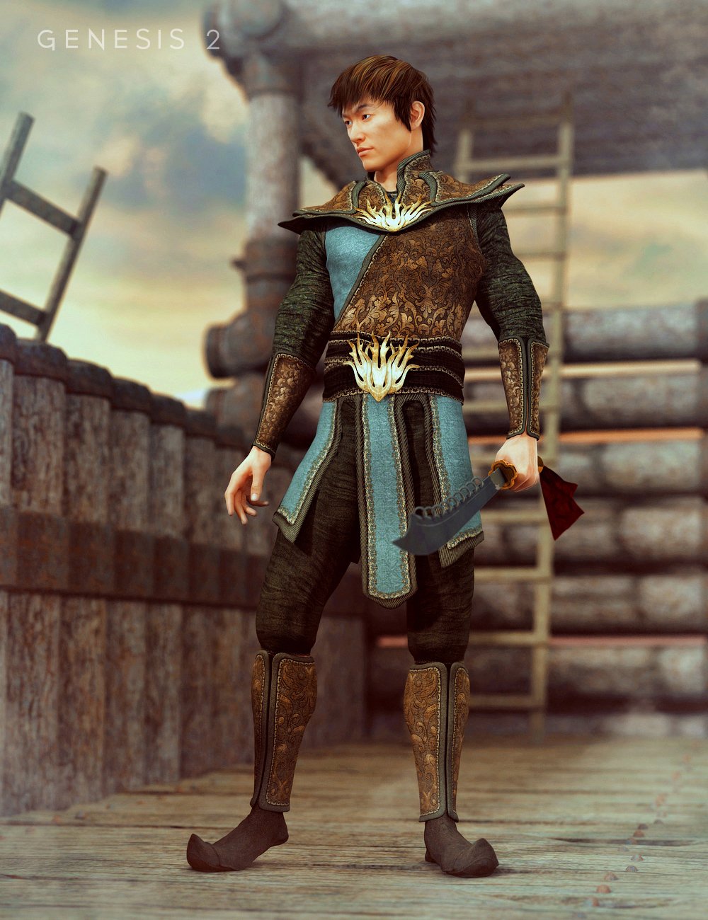Fire Guard Outfit for Genesis 2 Male(s) Fire Guard Outfit for Genesis 2 Male(s) by: Barbara BrundonSarsa, 3D Models by Daz 3D