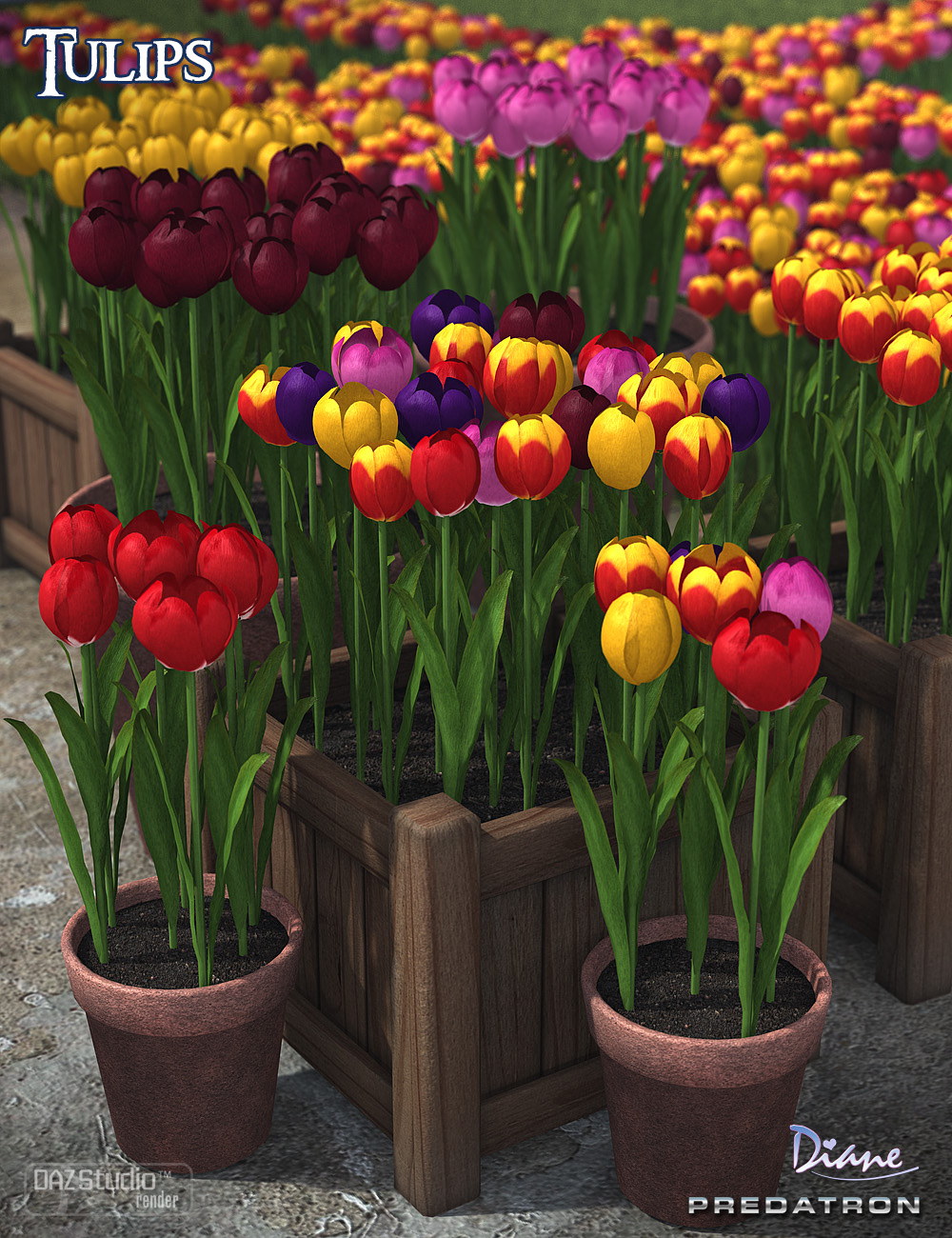 Predatron Tulips by: Predatron, 3D Models by Daz 3D