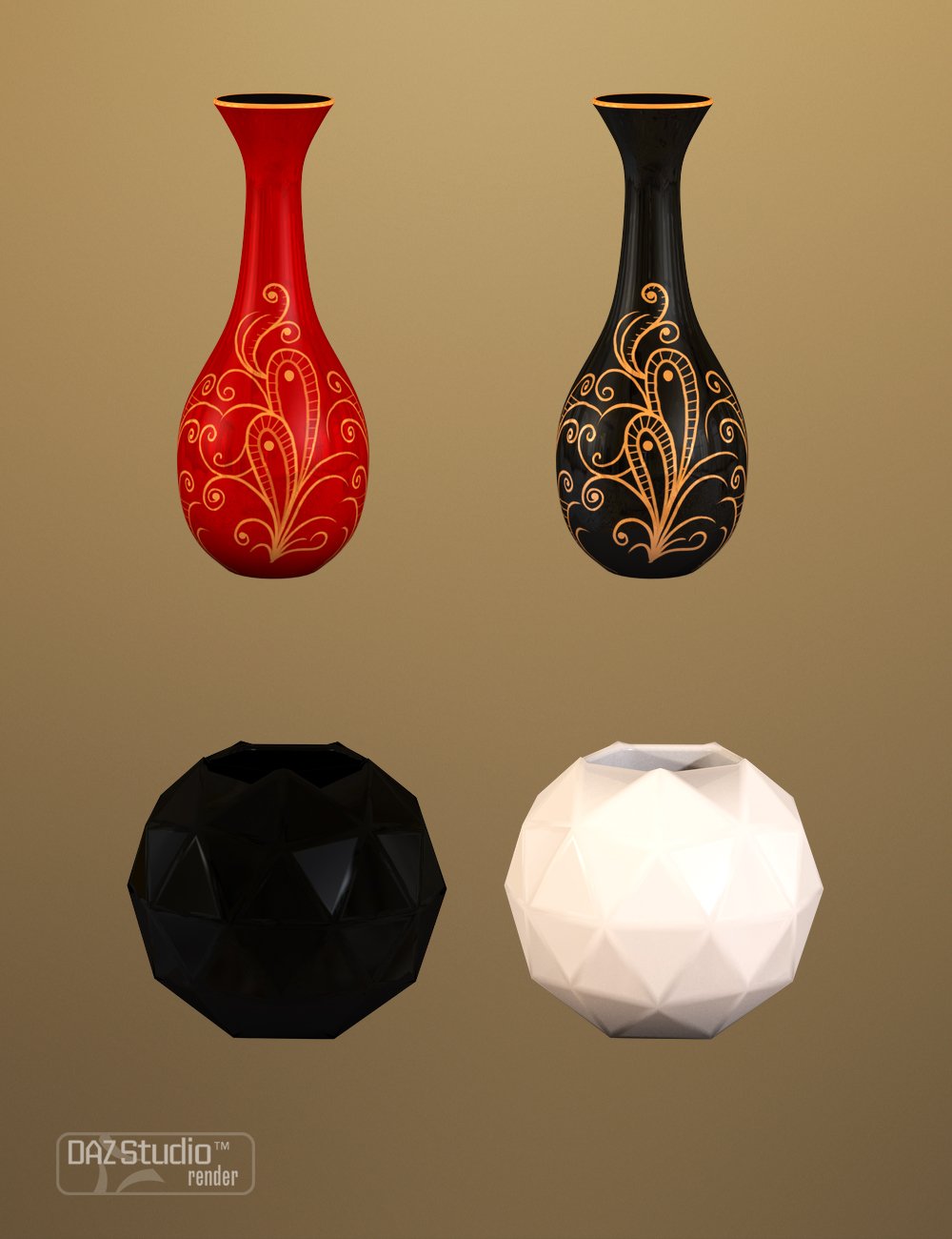 Decor Basics Decor Basics by: ARTCollab, 3D Models by Daz 3D