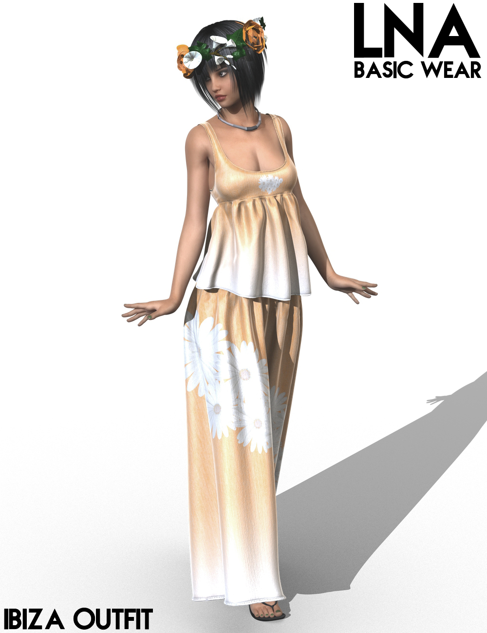 LNA Basic Wear Ibiza Outfit by: Luthbellina, 3D Models by Daz 3D