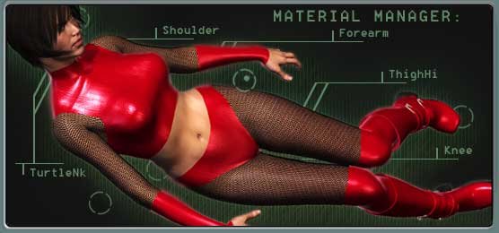 Material Manager by: Poseworks, 3D Models by Daz 3D