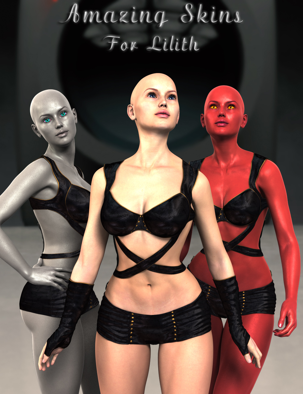 Amazing Skins For Lilith 6 by: V3Digitimes, 3D Models by Daz 3D